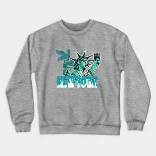 Statue of Liberty in New York City Crewneck Sweatshirt